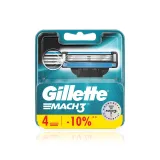 Gillette Mach3 картридж 4 шт.