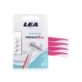 Lea Premium станок разовий 2леза 4 шт.