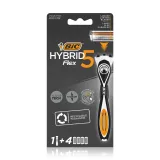BIC Hybrid 5 Flex станок для гоління + картридж 4 шт.