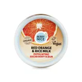 BerryNice Цукровий скраб для тіла відлущуючий Апельсин і рисове молоко 250мл