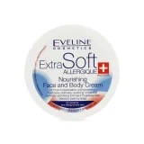 Eveline Cosmetics Extra Soft універсальний крем живильний для чутливої шкіри і схильної до алергій 200мл