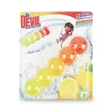 Dr.Devil BiColor  блок для унітазу Лимонна свіжість 35г 1 шт.
