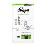 Sleepy Natural підгузки (4) 60 шт.