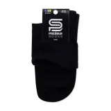 Premier Socks МС шкарпетки чоловічі середні 566 з махровою стопою чорні