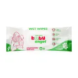 Baby angel 0+ дитячі вологі серветки chamomile extract 120 шт.