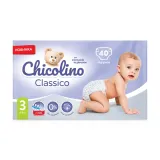 Chicolino Classico підгузки (3) 40 шт.