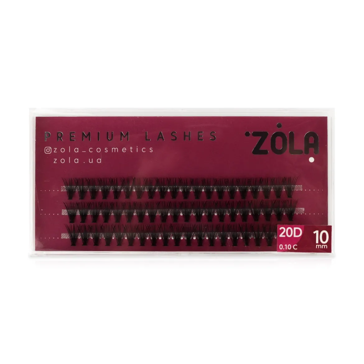 ZOLA 20 D вії пучкові 10 мм 3г