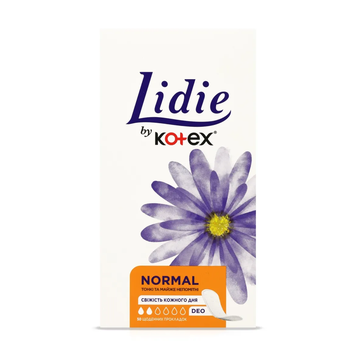Lidie щоденні прокладки Normal DEO 50 шт.
