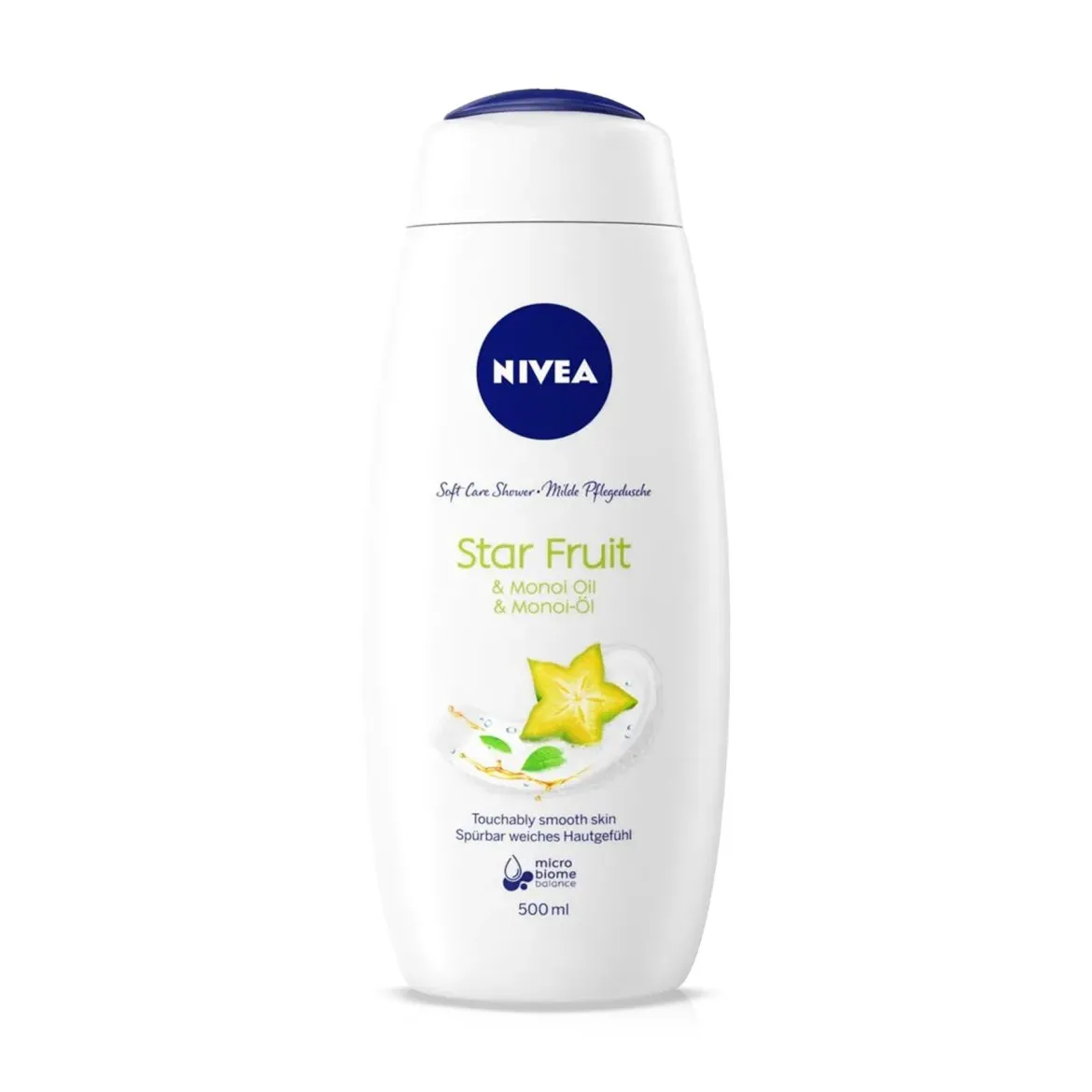Nivea гель-догляд для душу крем і карамболь