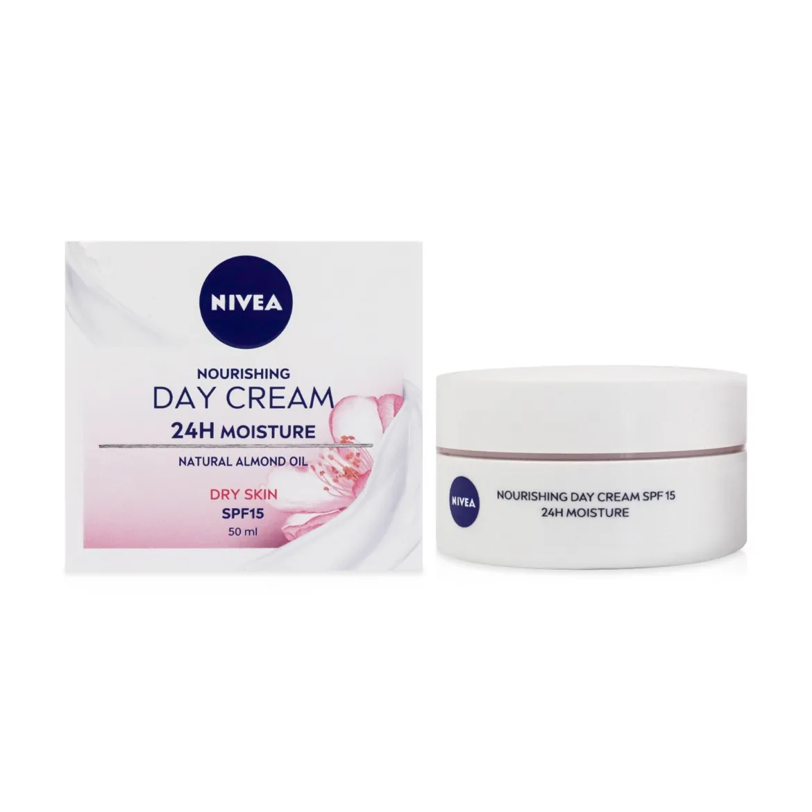 Nivea 24h Moisture крем денний живильний для сухої шкіри SPF15 50мл