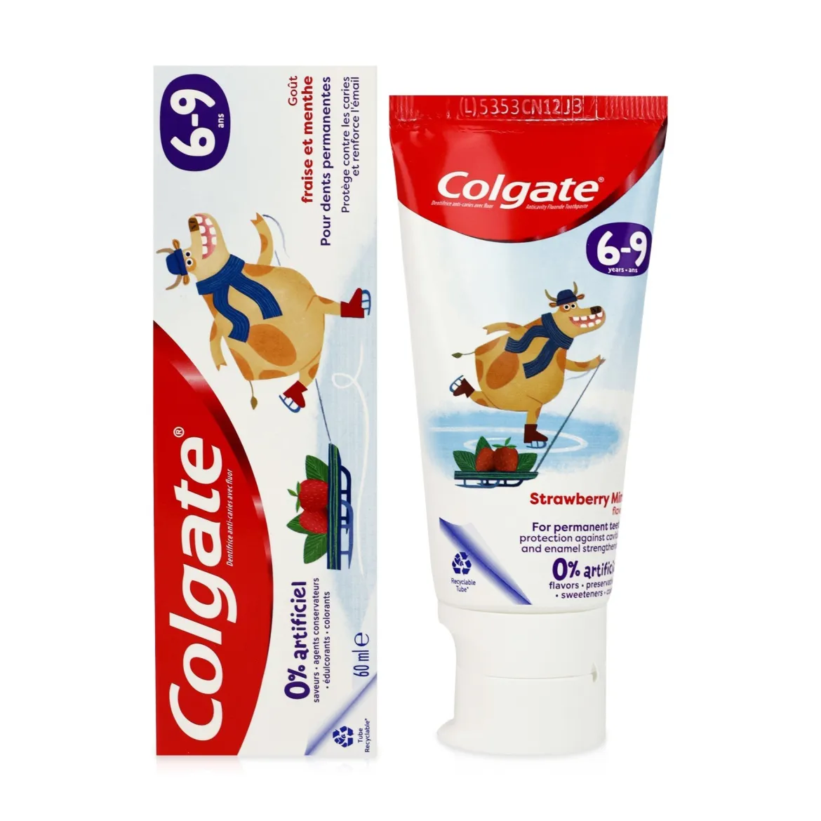 Colgate дитяча зубна паста strawberry mint 6-9 years 60мл