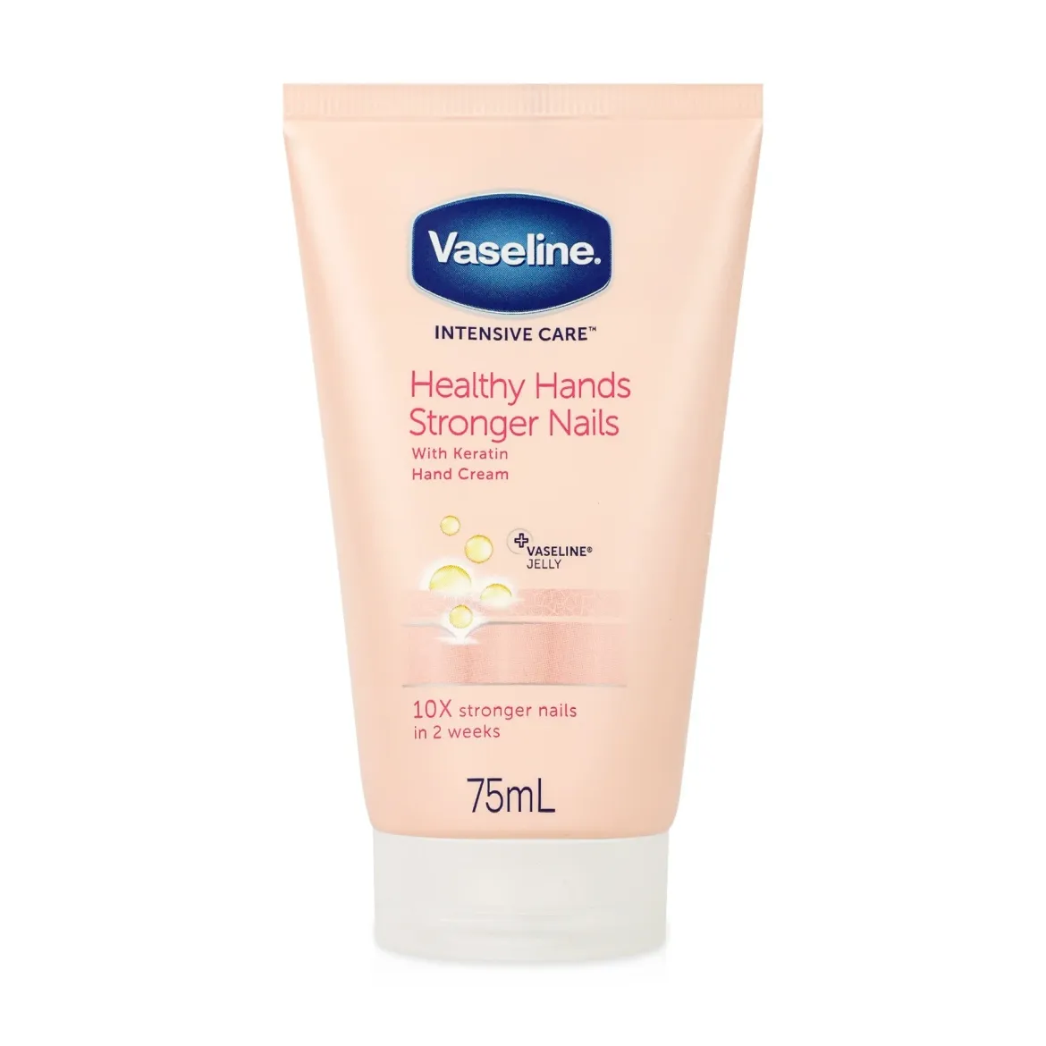 Vaseline крем для рук і нігтів з кератином 75мл