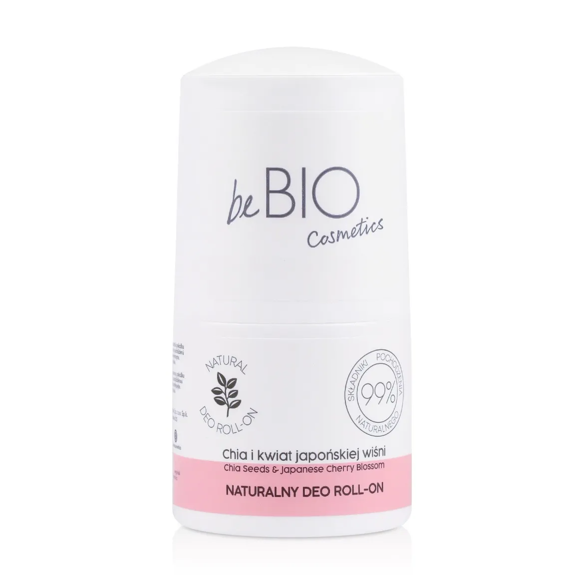 beBio дезодорант кульковий Chia Seeds&amp;Japanese Cherry Blossom 50мл