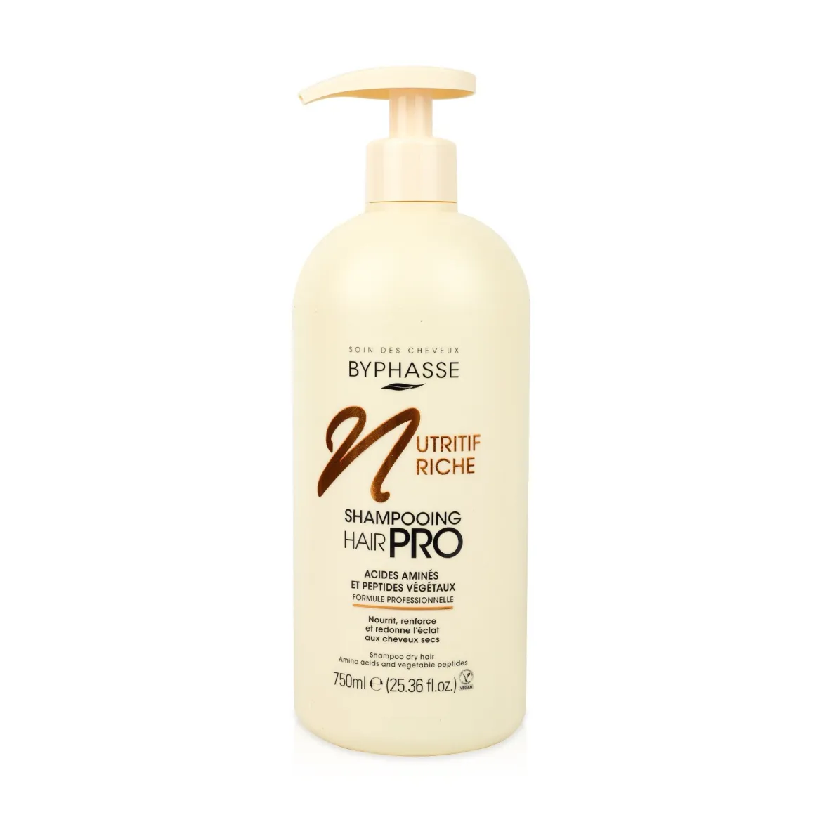Byphasse HairPro шампунь живлення та відновлення 750мл