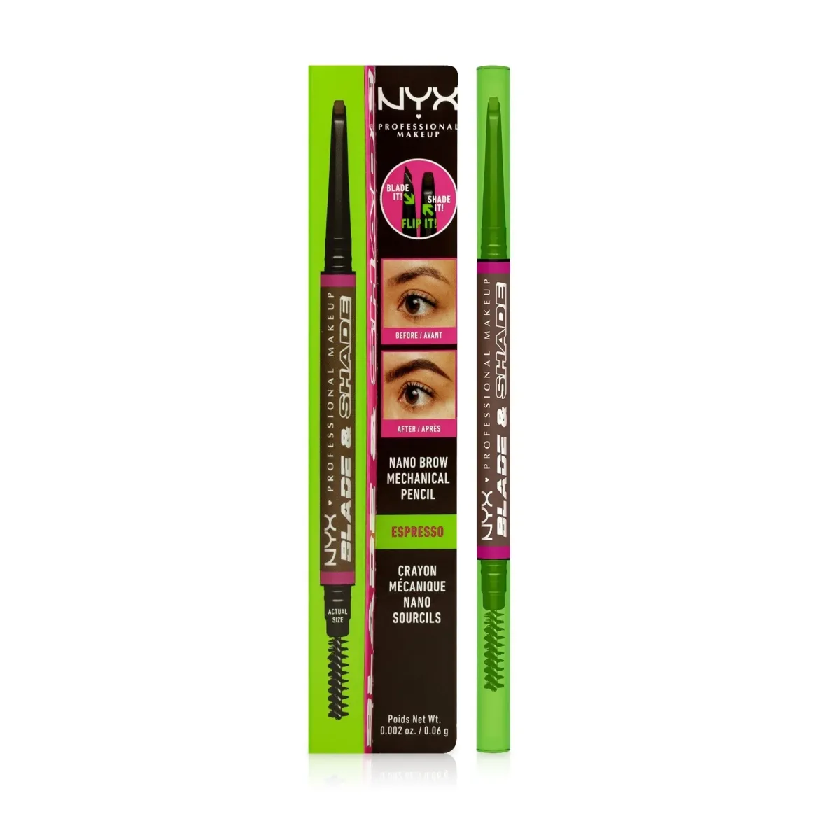 NYX Professional Makeup Blade&amp;Shade автоматичний олівець для брів