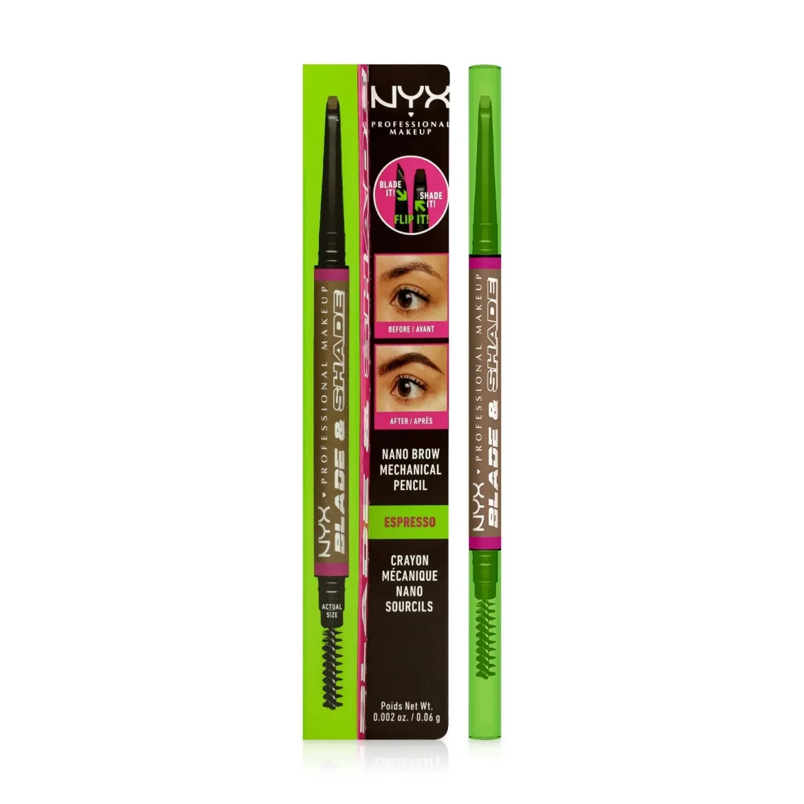 NYX Professional Makeup Blade&amp;Shade автоматичний олівець для брів