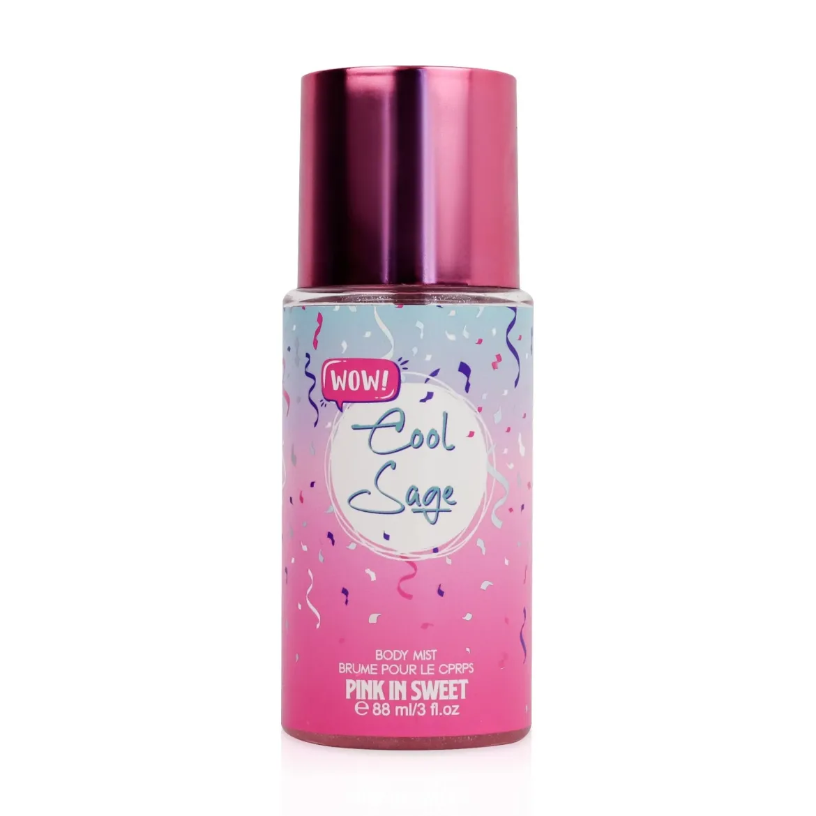 Body Philosophy парфумований міст Wow Confetti Cool Sage 88мл