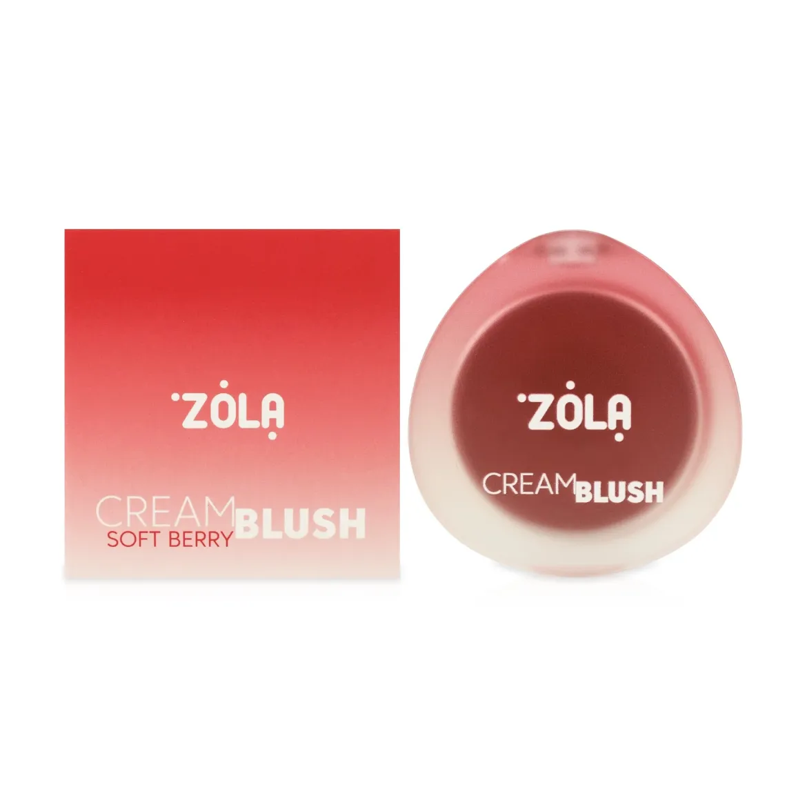 ZOLA Cream Blush рум'яна кремові Soft Berry 5г