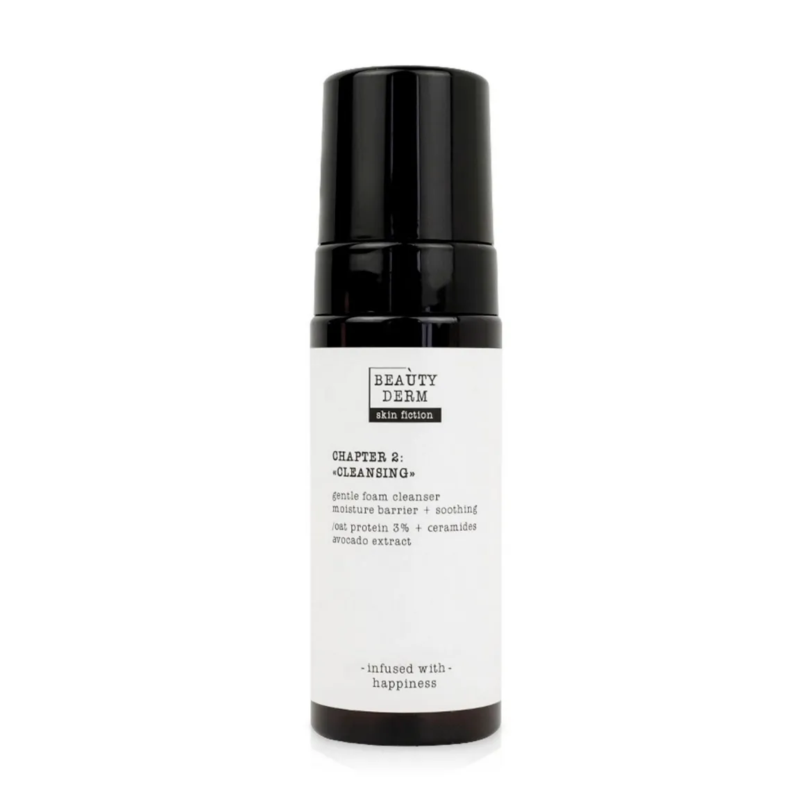 Beauty Derm SkinFiction пінка для вмивання з протеїнами вівса та церамідами 150мл