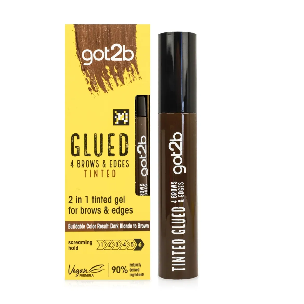 Got2b Brown&amp;Edges 2в1 гель для брів та укладки волосся dark blonde to brown 16мл