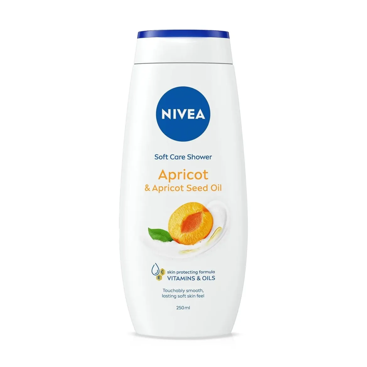Nivea гель-догляд для душу крем і абрикос