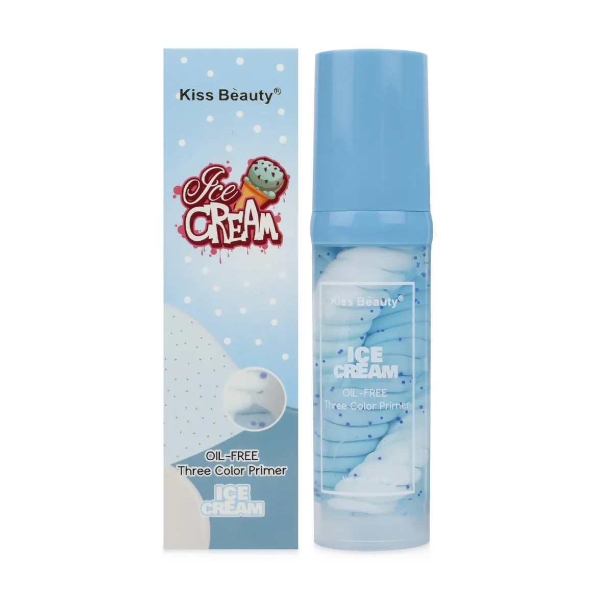 Kiss Beauty праймер трикольоровий Ice Cream 40мл