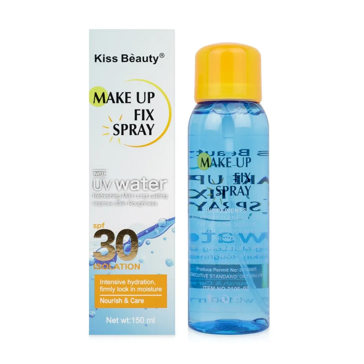 Kiss Beauty фіксатор макіяжу Makeup Fix Spray SPF30 150мл