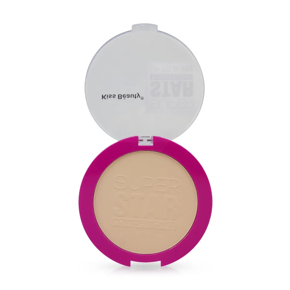 Kiss Beauty Super Star компактна пудра подвійна зі спонжем — Photo 1