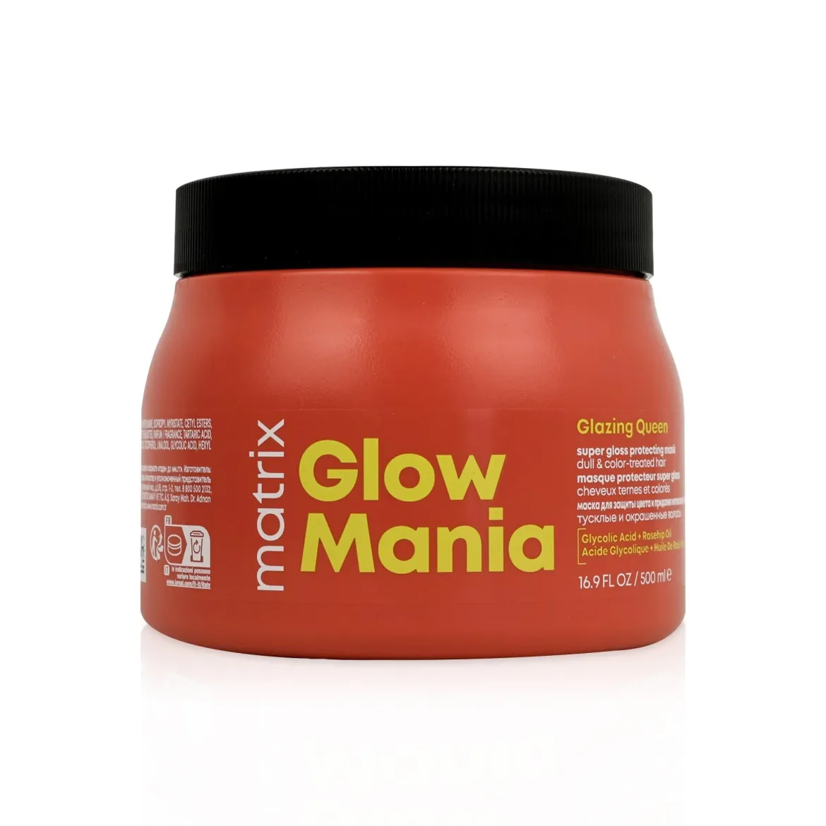 Matrix glow mania маска для фарбованого волосся 500мл