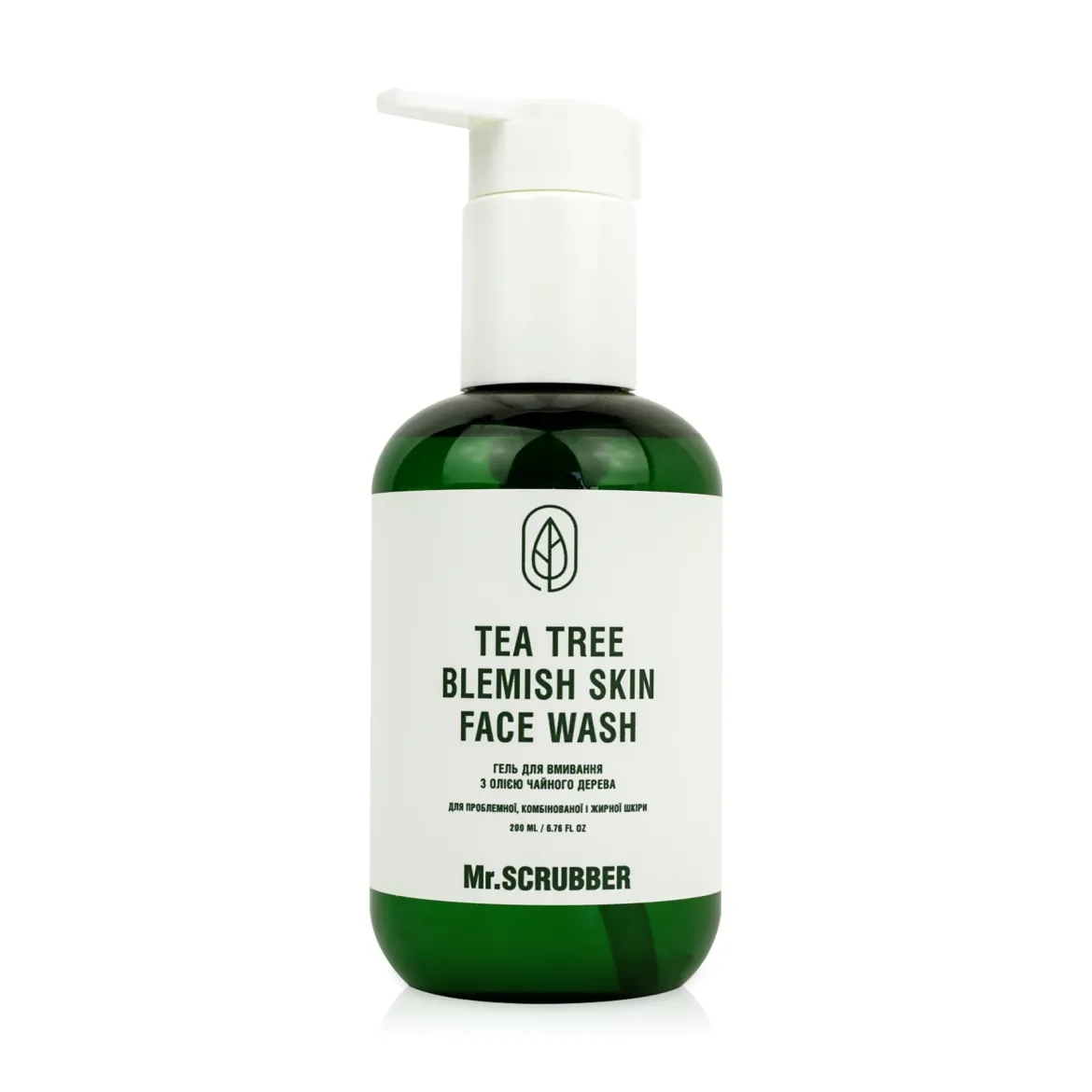 Mr. Scrubber Tea Tree Blemish гель для вмивання з олією чайного дерева