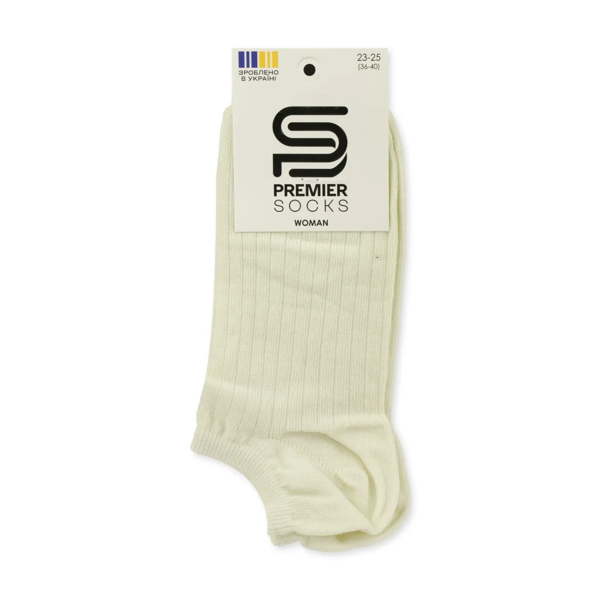 Premier Socks шкарпетки жіночі низькі 14B35/3МР ультракороткі в рубчик