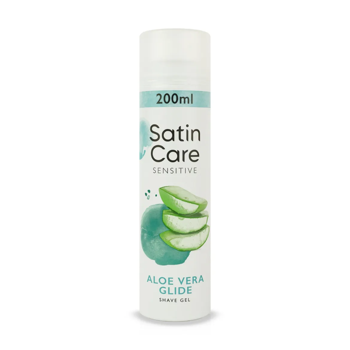 Gillette гель для гоління Satin Care алое вера 200мл