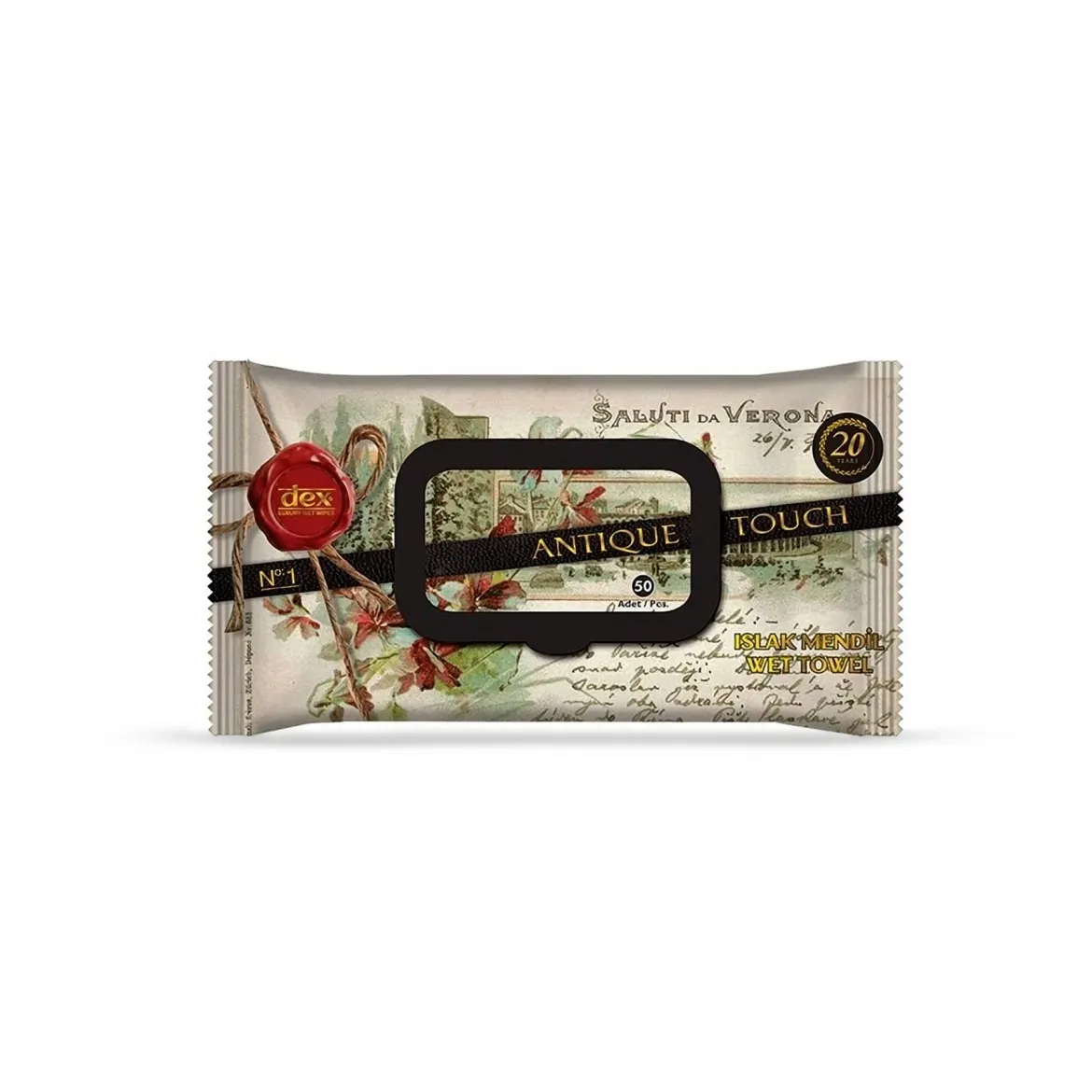 Dex вологі серветки ароматизовані Antique 50 шт.