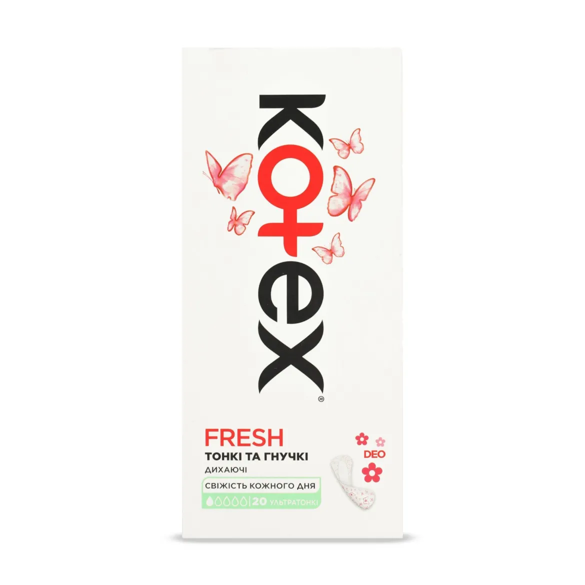 Kotex щоденні прокладки Део ультра слім 20 шт.