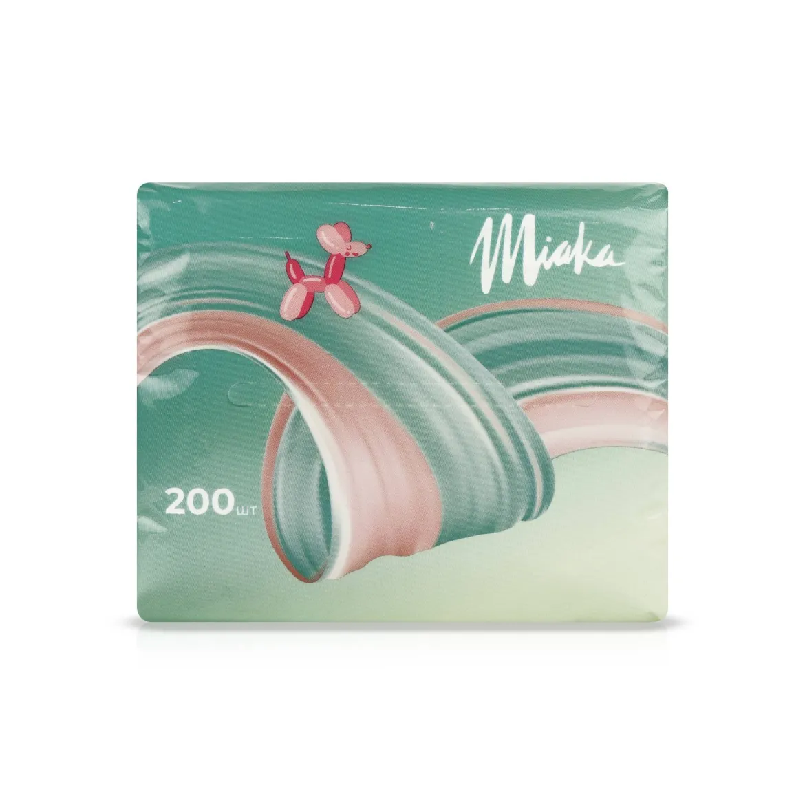 Miaka серветки косметичні в п/ет 200 шт.