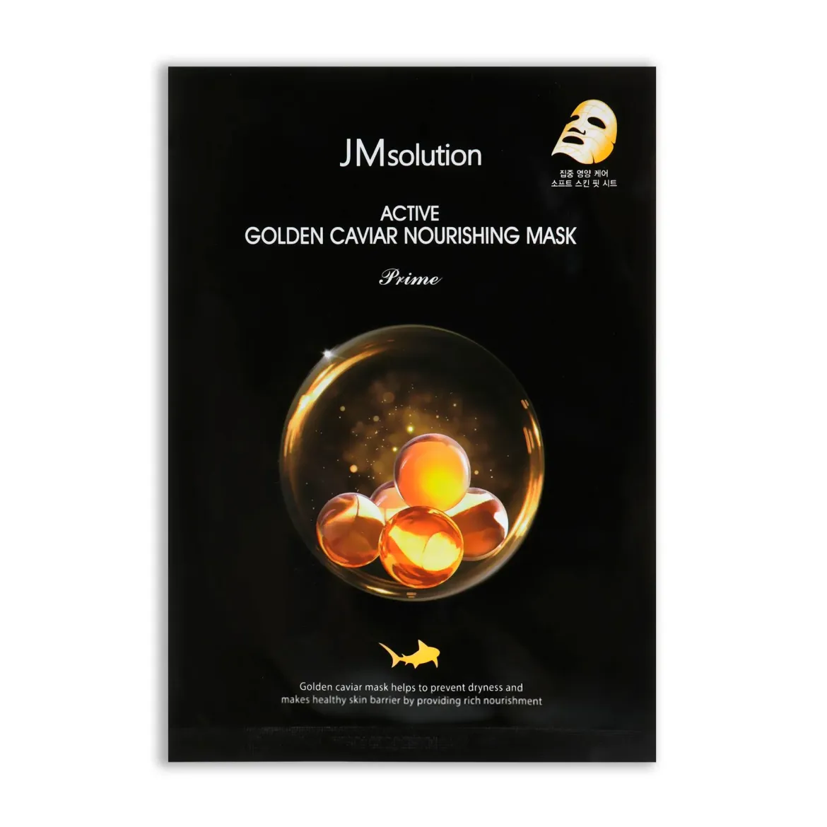 JMsolution маска тканинна живильна з золотом та ікрою 30мл