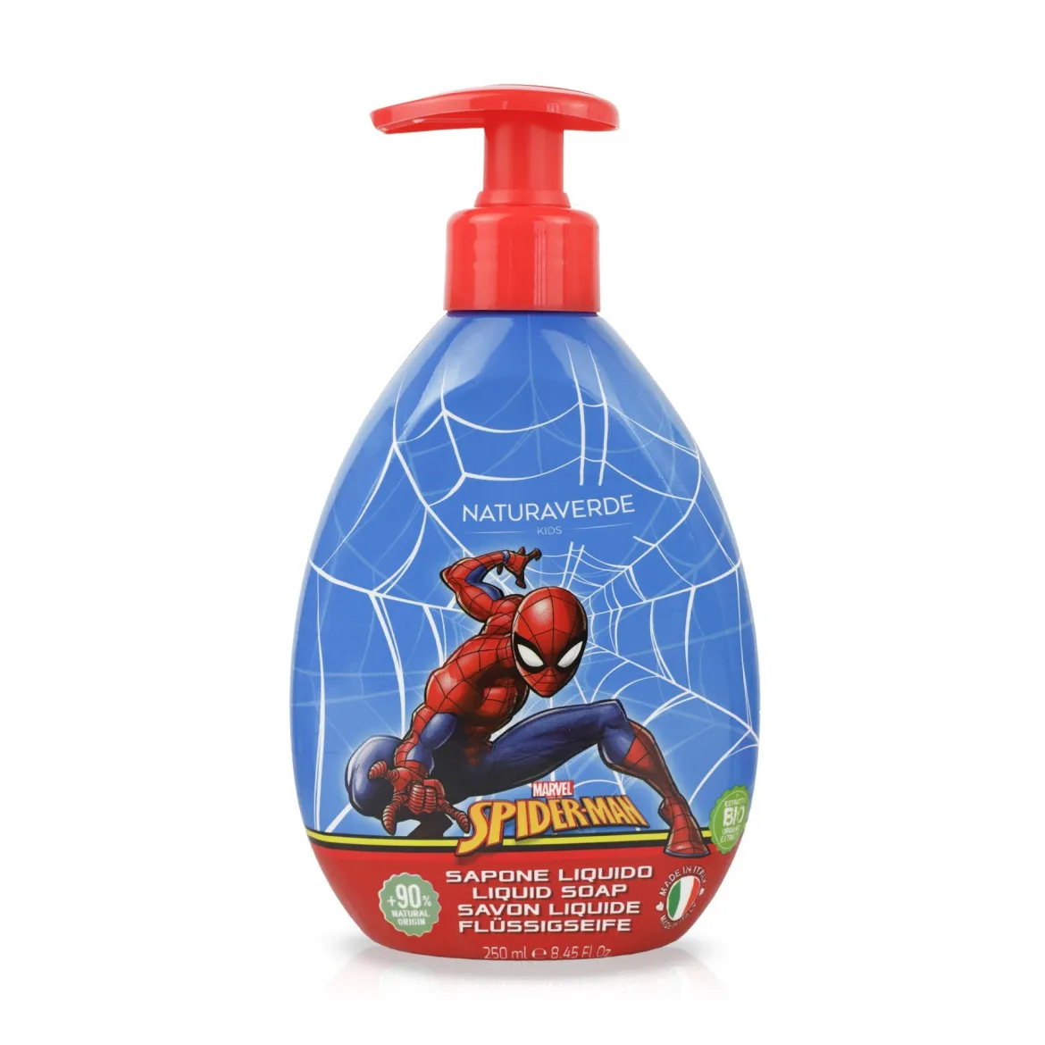 Naturaverde SPIDERMAN дитяче рідке мило BIO* 250мл