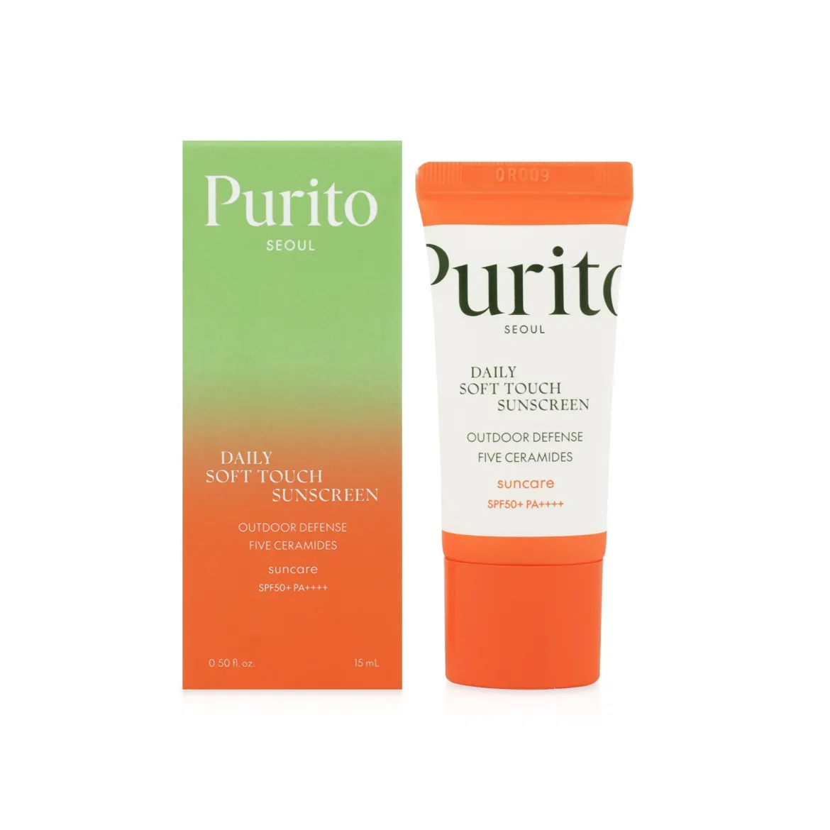 Purito Seoul Daily Soft Touch сонцезахисний крем для обличчя з керамідами