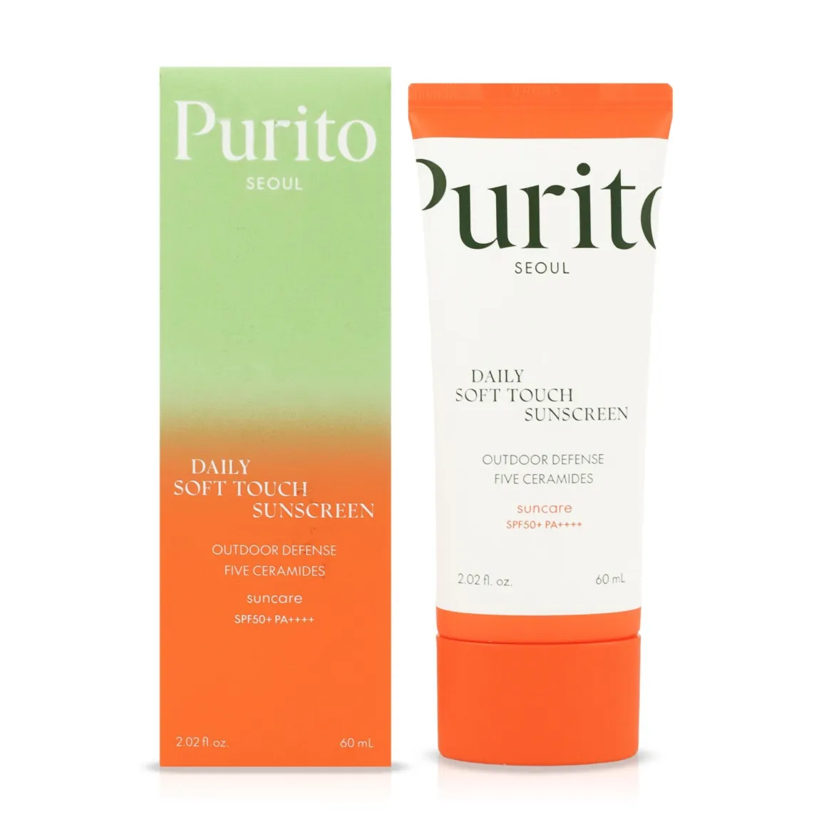 Purito Seoul Daily Soft Touch сонцезахисний крем для обличчя з керамідами