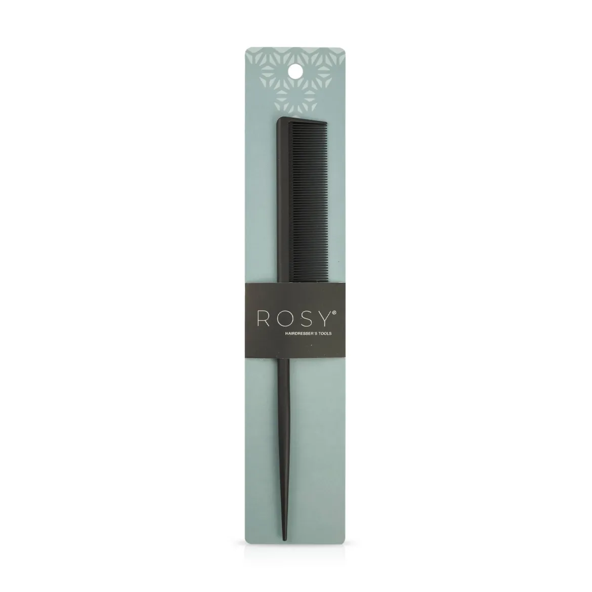 Rosy Carbon гребінь перукарський з пластиковою ручкою RY-06600