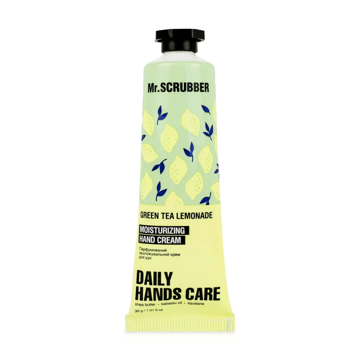 Mr. Scrubber крем для рук парфумований зволожув.Green Tea Lemonade 30мл