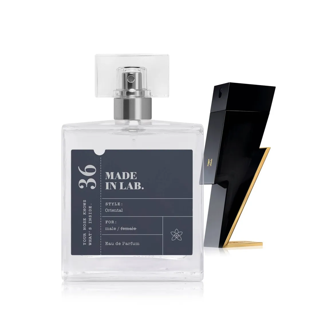 Made in Lab парфумована вода для чоловіків 036 vs Carolina Herrera Bad Boy 100мл