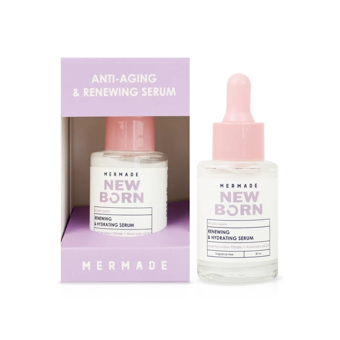 Mermade сироватка антивікова для обличчя Snail Secretion Filtrate &amp; Hymag 30мл