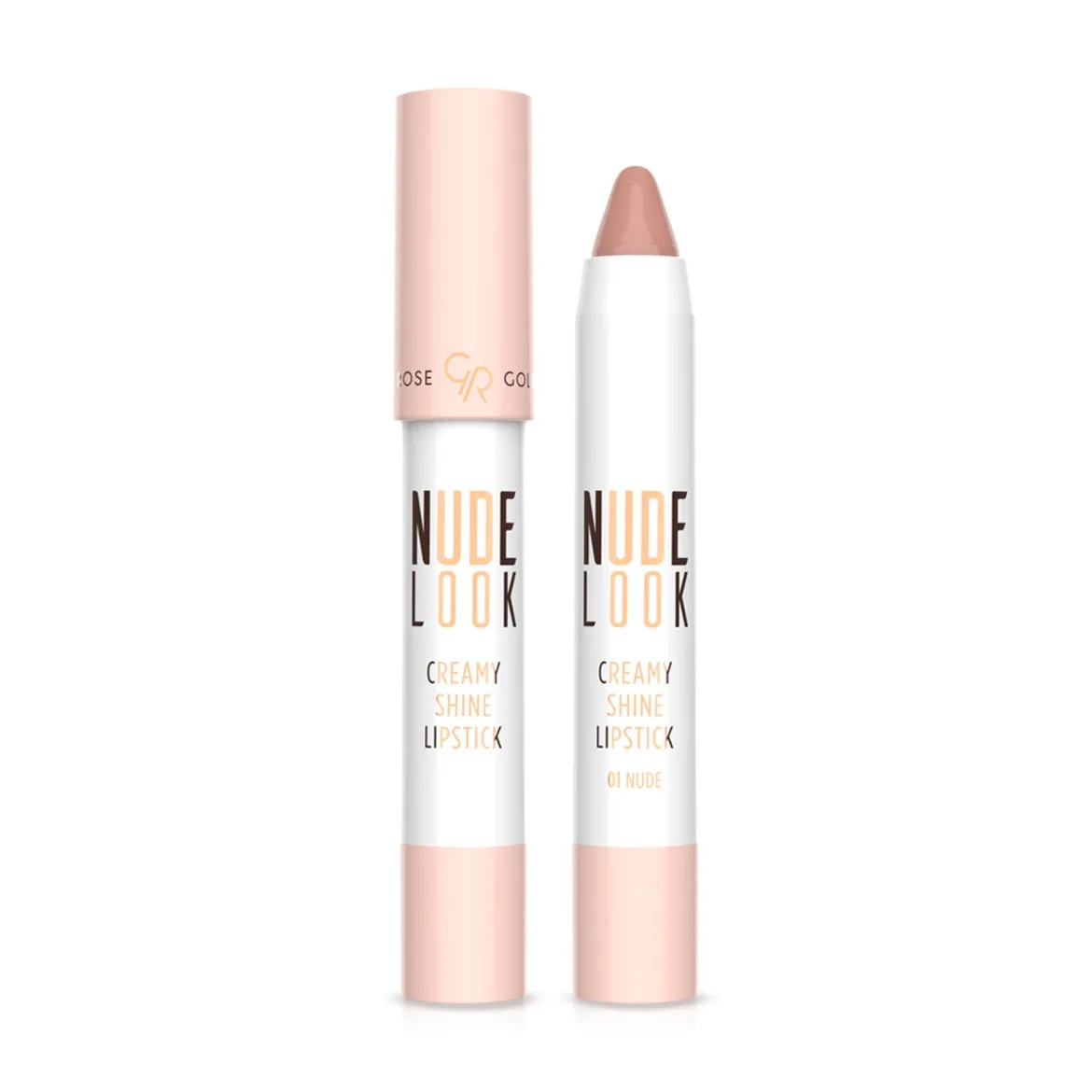 Golden Rose Nude Look Creamy Shine помада - олівець