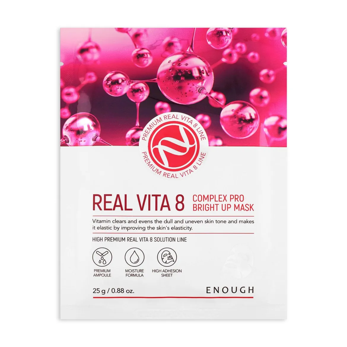 Enough маска тканинна вітамінна Real Vita 8 25г