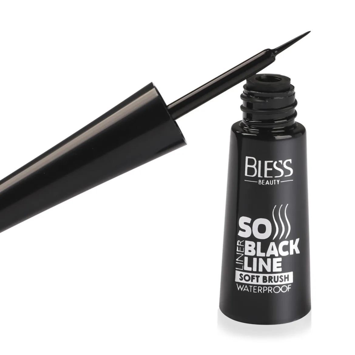 Bless Beauty So Black Line рідка підводка для очей з м'якою кісточкою чорна 3.5мл — Photo 1
