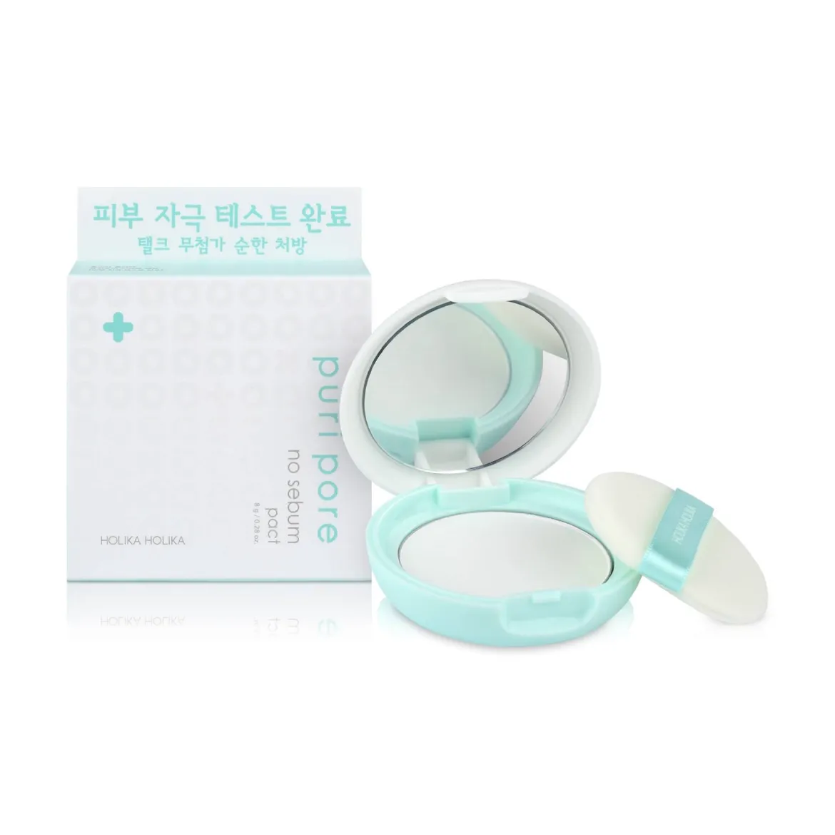 Holika Holika Puri Pore компактна пудра матуюча No Sebum прозора 8г