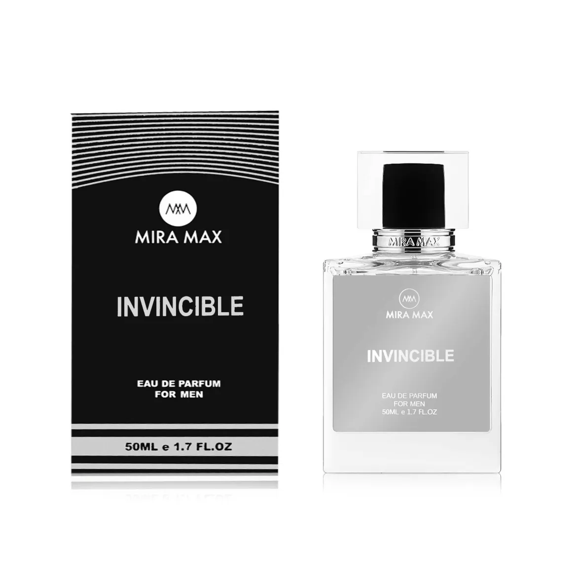 MiraMax парфумована вода для чоловіків Invincible vs Paco Rabanne Invictus 50мл — Photo 1