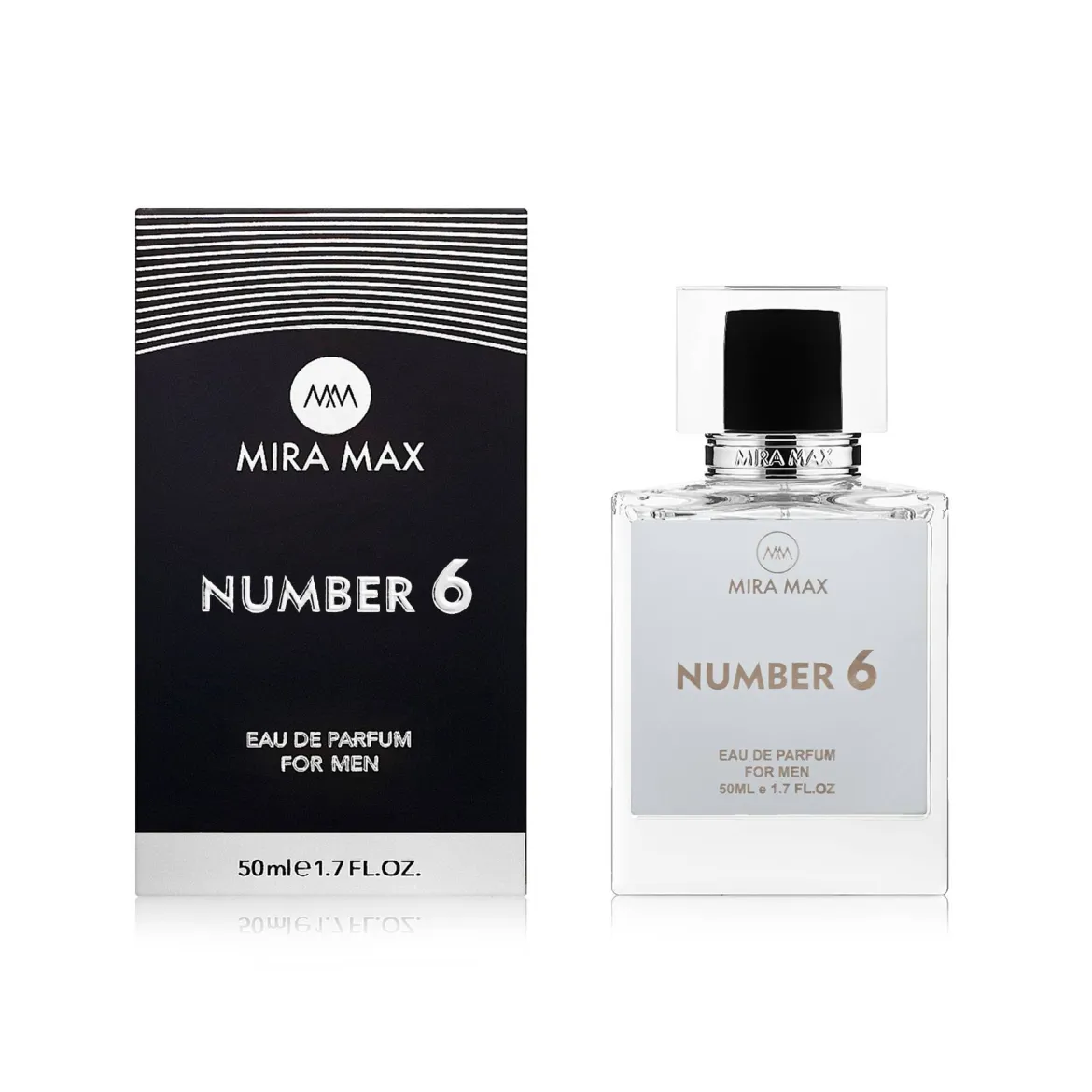 MiraMax парфумована вода для чоловіків * Number 6 vs Hugo Boss Bottled 50мл — Photo 1