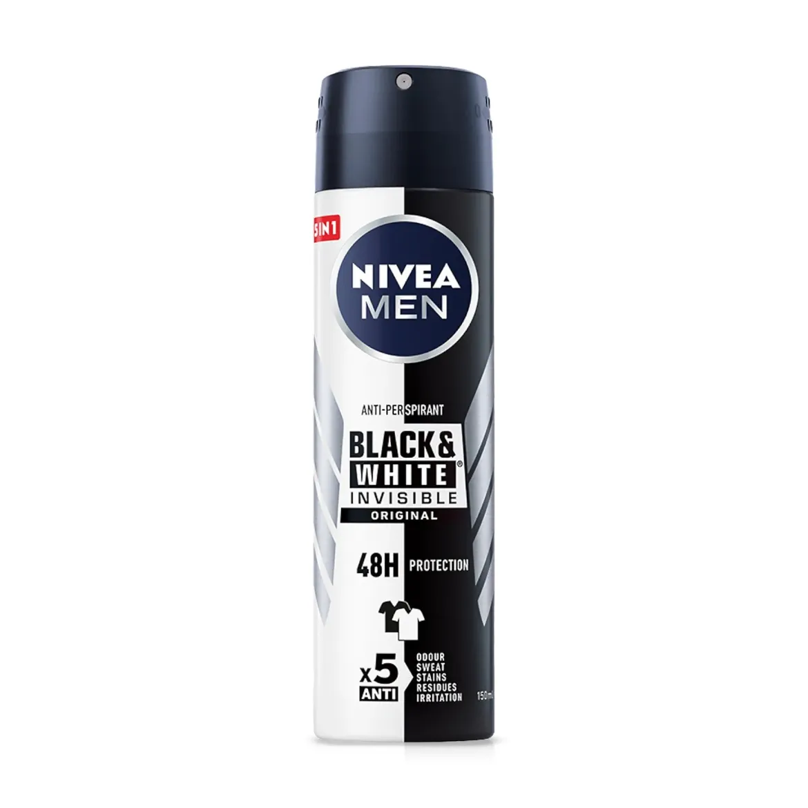 Nivea антипенрспірант спрей чол Black &amp; White Original 150мл